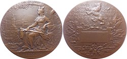 1872 Médaille Société de Tir de Lyon Bronze