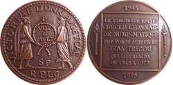 1995 Cinquantenaire du Cercle lyonnais de numismatique, Bronze