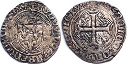 LOUIS XII Grand blanc à la couronne ou Douzain (25 avril 1498), Lyon