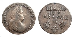LOUIS XIV Liard de France 1693 Lyon