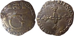 Grégoire XIII, Pape - Faux Gros de six blancs 1585 hybride