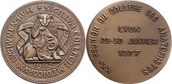 1977 XXème réunion du collège des anatomistes - Lyon