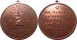 1848 Médaille Honneur aux Voraces Lyon