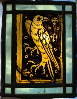 Vitrail essai 1910 - Oiseau 1