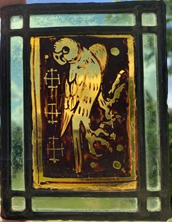 Vitrail essai 1910 - Oiseau 3