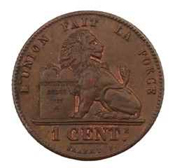 1 centime - Leopold II - 1902 FR
