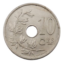 10 centimes - Leopold II - 1905 FR