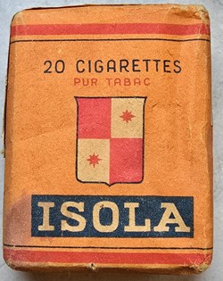 Paquet 20 cigarettes Isola - Louis Doize - Sie 464A 3,25fr