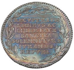 Jeton - Retour de la liberté en Brabant - 1790