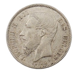 50 centimes - Leopold II - 1866