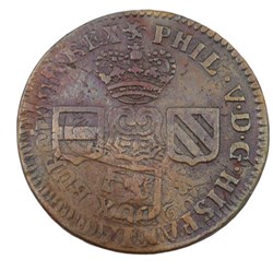 Double liard - Philippe V - 1709 - Namur