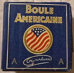 Paquet - 25 cigarettes Boule Américaine - surimpression 3.00 fr sur 2.50 - Sie 435A (Sie 415 barré)