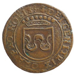 Méreau de la collégiale de Dinant - 1633