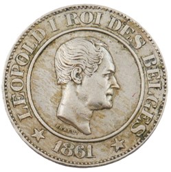 20 centimes - Leopold I - 1861