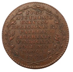 Jeton - Liberté des états de Flandres - 1790