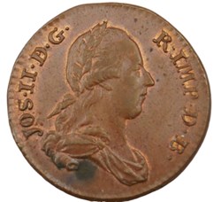 Double liard - Joseph II - 1788 - Bruxelles