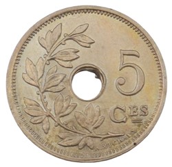 5 centimes - Leopold II - 1901 FR