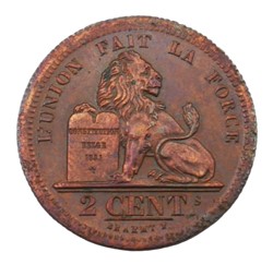 2 centimes - Leopold I - 1833