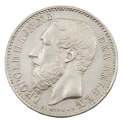 1 franc - Leopold II - 1887 FL