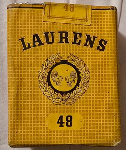 Paquet - 20 cigarettes Laurens 48 - 6.00 fr - Sie 524