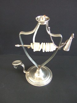 Bougeoir rat de cave en argent