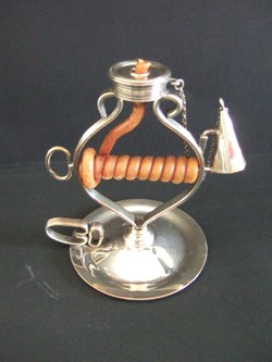 Bougeoir rat de cave en argent