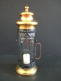 Petite lampe promeneuse à bougie