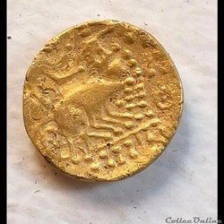 Quart de statere au revers  imité de  Philippe de Macédoine