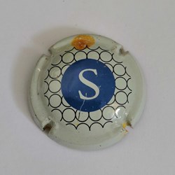 SAUMUR GRIS PÂLE BLEU ET NOIR