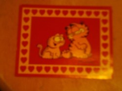 Garfield and Nermal Valentine's Day Card