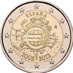 ESPAGNE 2012 (€)