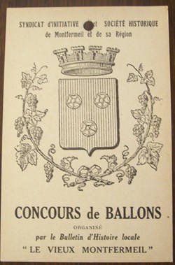 CPA Concours de ballons organisé par le "Le Vieux Monfermeil"