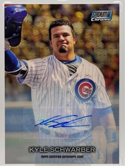 2018 Topps Stadium Club Chrome Kyle Schwarber #SCC-273 Superfractor 1/1