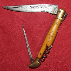 Couteau Laguiole Bottine 8,5 cm 1 pièce 2 mitres