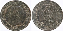 F-107 - Second Empire - 2 centimes - 1856 W