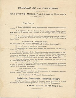 1929 - Elections