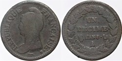 F-129 - Directoire - Décime - AN 8 Paris