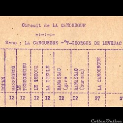 1940 (vers) - Circuit de la Canourgue