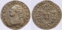 Dy 1712 - Louis XVI - 1/20 d'écu - 1782, Paris