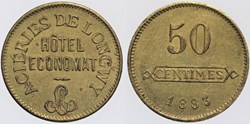 54 - Longwy - Aciéries - 50 centimes, 1883