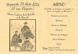 2004 - Menu