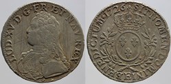 Dy 1675 - Louis XV - Ecu - 1726 Tours