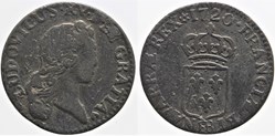 Dy 1694 - Louis XV - Liard - 1720, Strasbourg