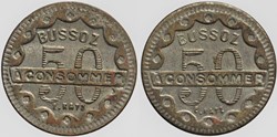 Jeton à consommer - 50 centimes