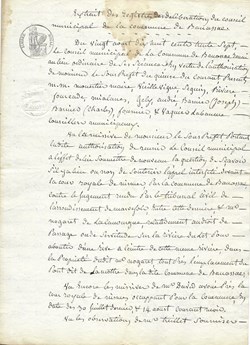 1837 - Conseil Municipal de Banassac
