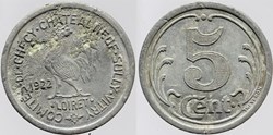 45 - Checy - 5 centimes