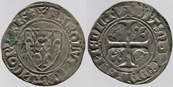 Dy 0377a - Charles VI - Blanc Guénar - Troyes