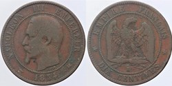 F-133 - Second Empire - 10 centimes - 1854 K