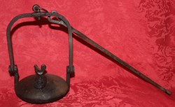 Lampe à huile de mineur, type "rave" ou lampe lentille
