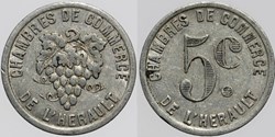 34 - Herault - C.C. - 5 centimes